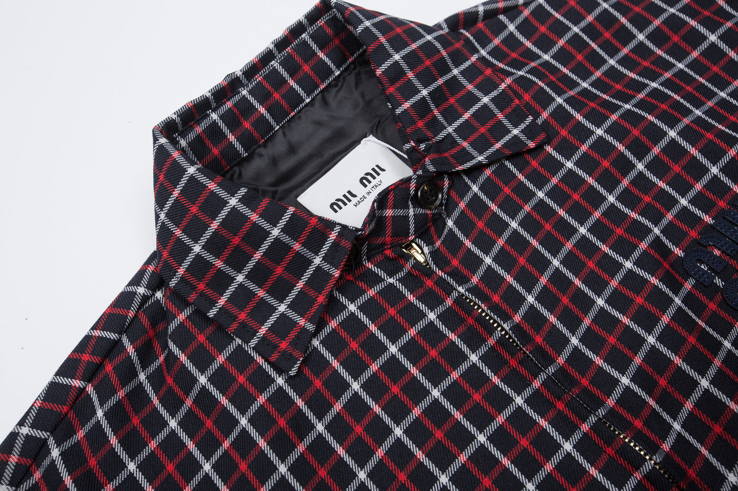 MIV MIV Checked Harrington Jacket 5819