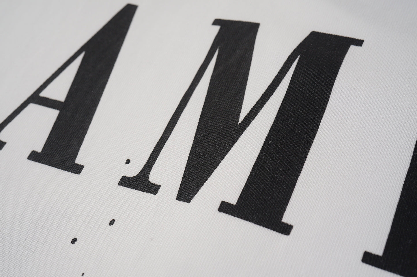 AMIR Signature Script Logo Black Tee 971