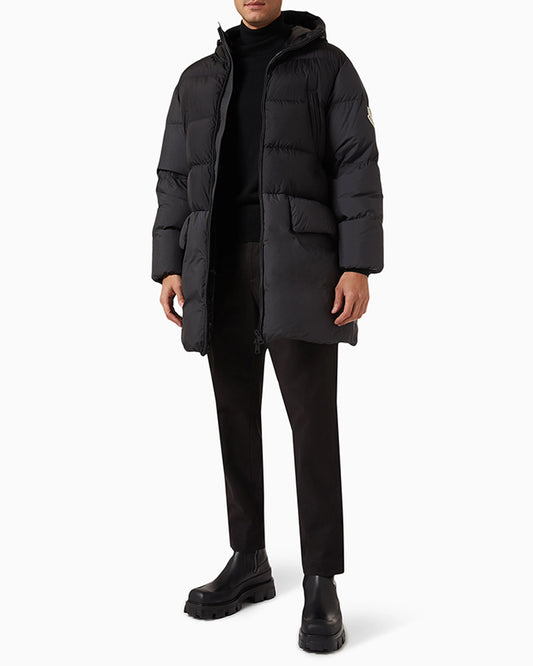 MONC Bosona Hooded Loose Mid-Length Men's Down Jacket 501