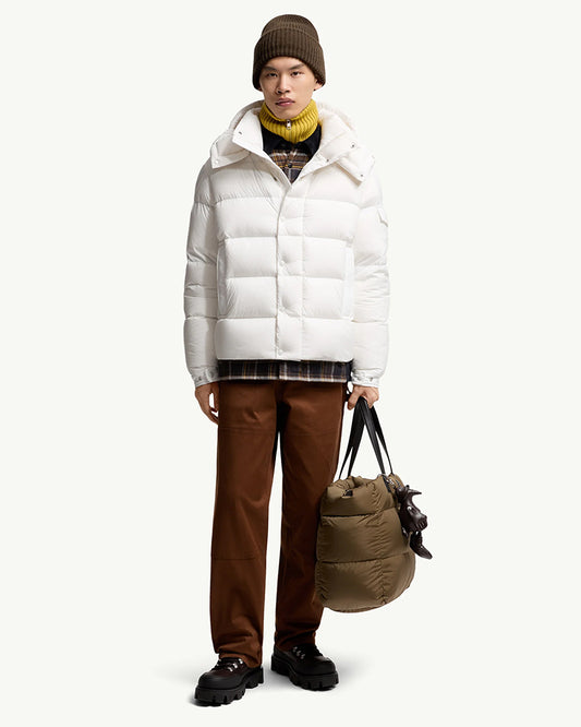 MONC Maya 70 Vezere Men's White Short Down Jacket 7-7008