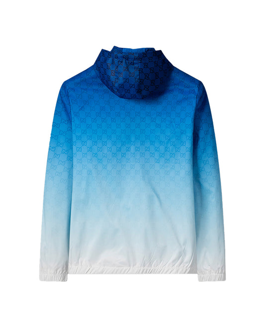 GUC Men's GG Monogram Gradient Hooded Jacket 56021