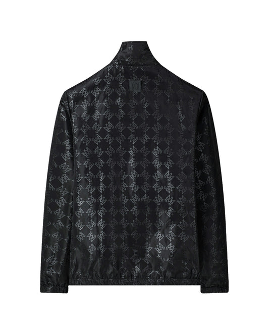 AMI Men's Geometric Jacquard Stand-Collar Zip-Up Jacket 56010