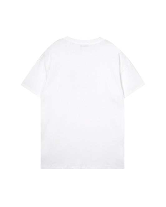 AMIR Signature Script Logo White Tee T148