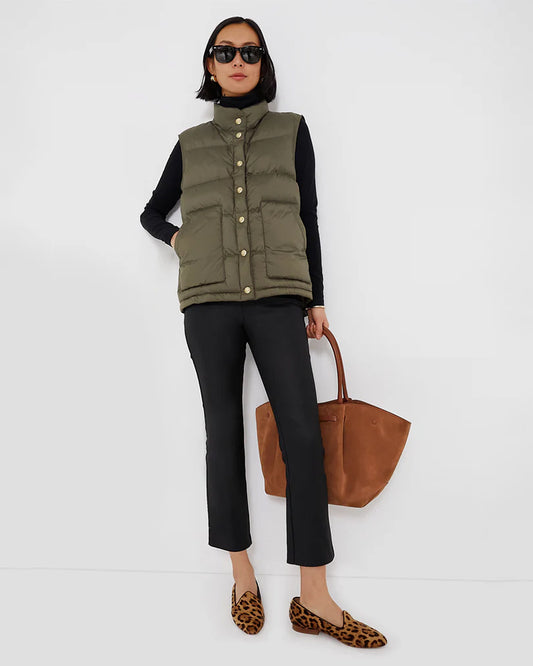 CELI Down Vest Army Green 7-7001