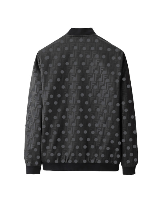 Fend Monogram Bomber Black Jacket 66133