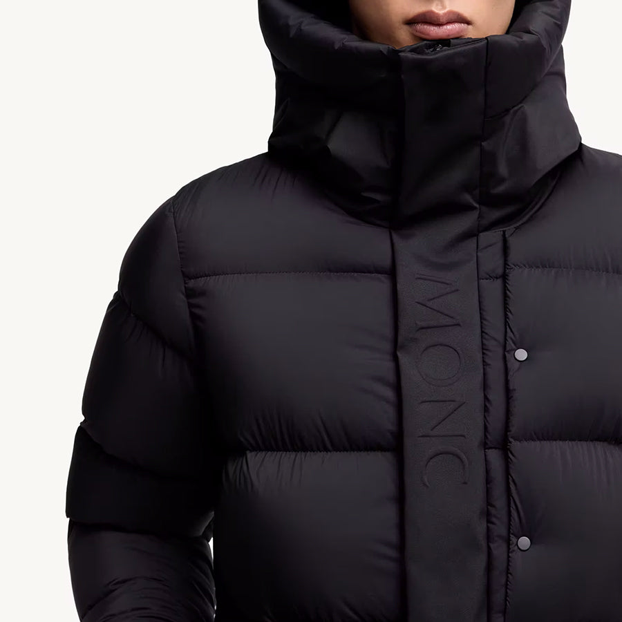 MONC Madeira Gray Hooded Men's Short Down Jacket 7-7006