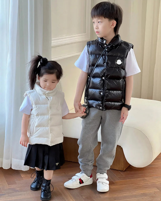MONC Tib Boy's Down Vest White 701