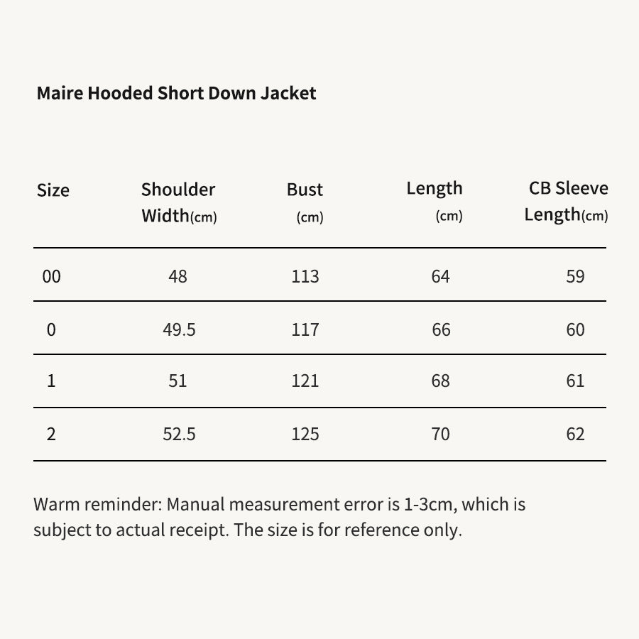 MONC Maire Pink Hooded Women's Short Down Jacket
