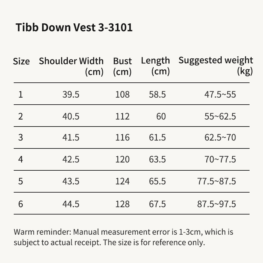 MONC Tibb Men's Down Vest 3-3101
