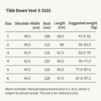 MONC Tibb Men's Down Vest 3-3101