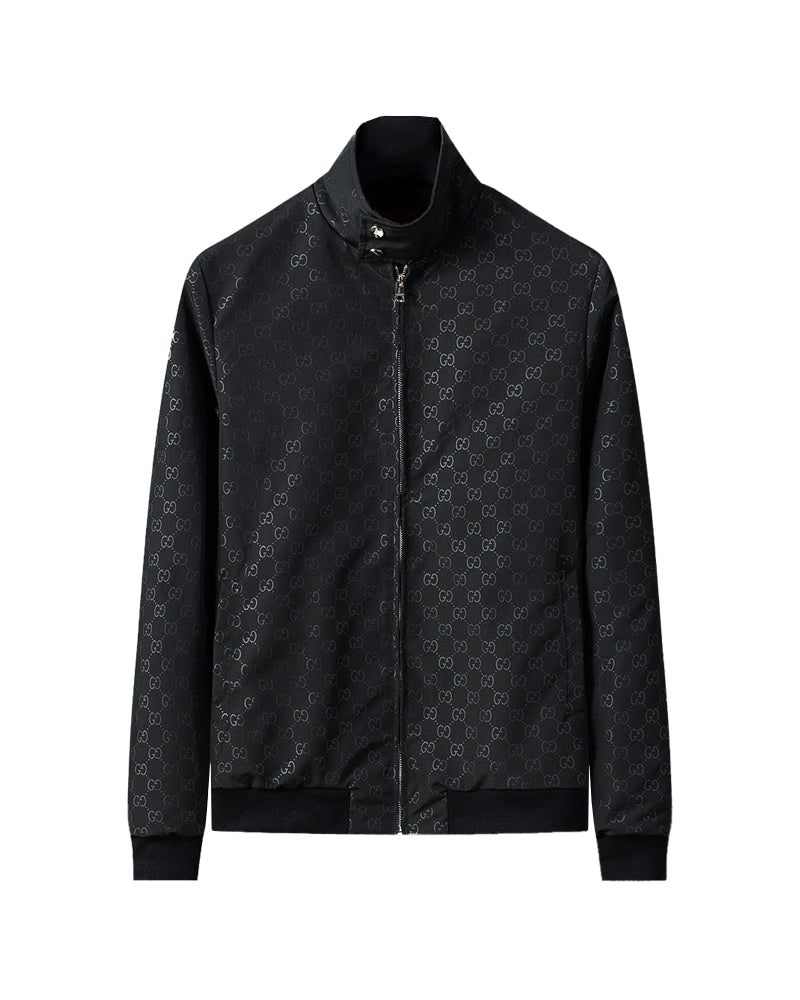 GUC GG Monogram Stand-Collar Bomber Jacket 56024