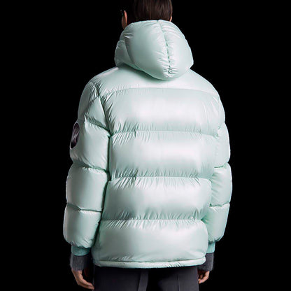 MONC Hiroshi Fujiwara Snow Mountain Joint Men's Mint Green Hat Removable Down Jacket 1-8120