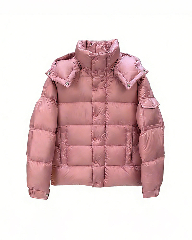 MONC Maya 70 Vezere Women's Pink Short Down Jacket 7-7008