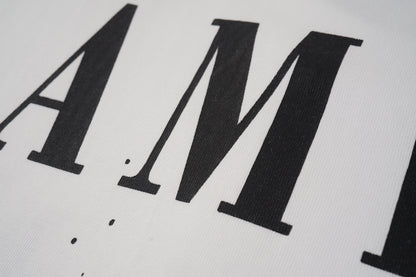 AMIR Signature Script Logo Black Tee 971
