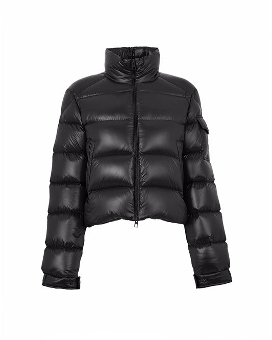 MONC Petra Women's Short Down Jacket Black 603