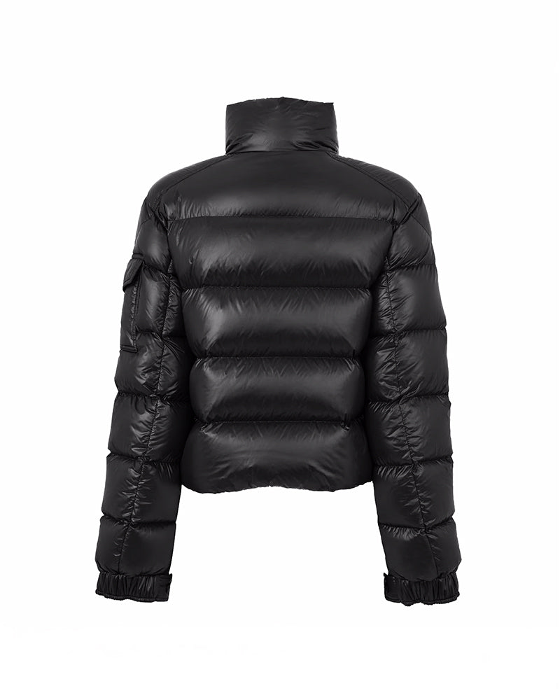 MONC Petra Women's Short Down Jacket Black 603