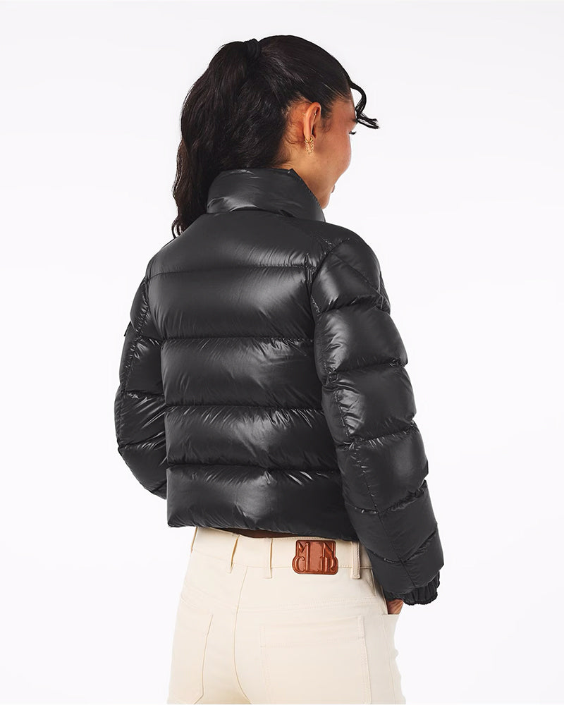 MONC Petra Women's Short Down Jacket Black 603