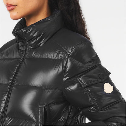 MONC Petra Women's Short Down Jacket Black 603