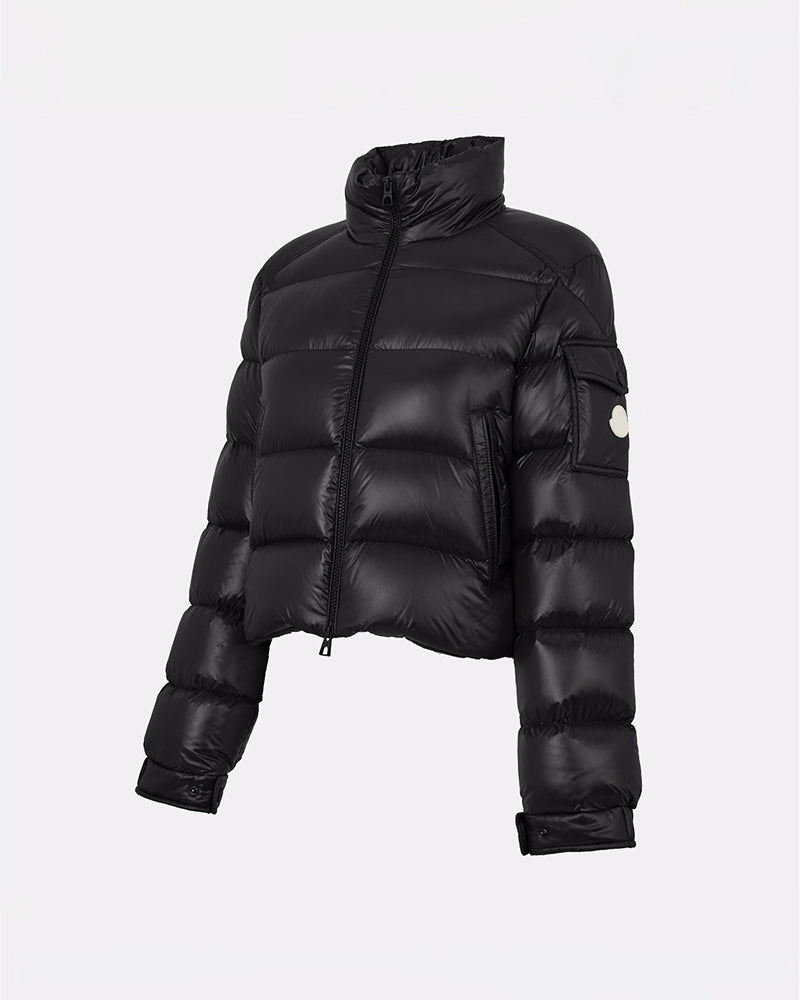 MONC Petra Women's Short Down Jacket Black 603