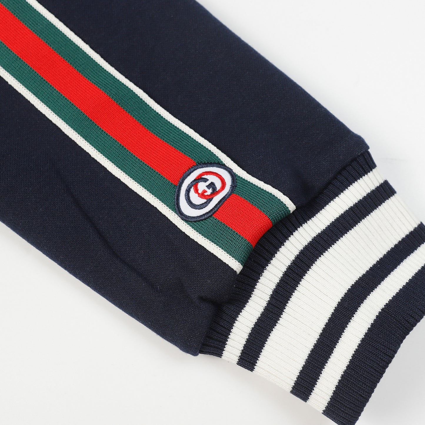 GUC Web Stripe Cotton Men's Tracksuit Set T811