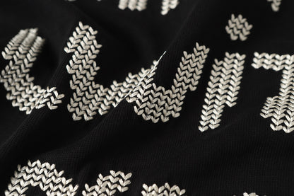 LVS Pixel Text Black Tee 8902