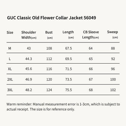 GUC Classic Old Flower Collar Jacket 56049