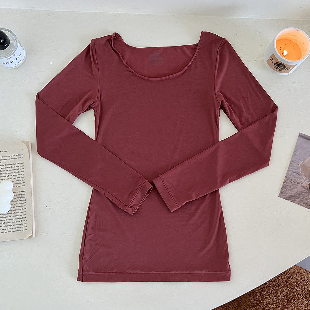 SK1131 Warm Base Clothing Elastic Traceless Invisible Warm Clothing Set