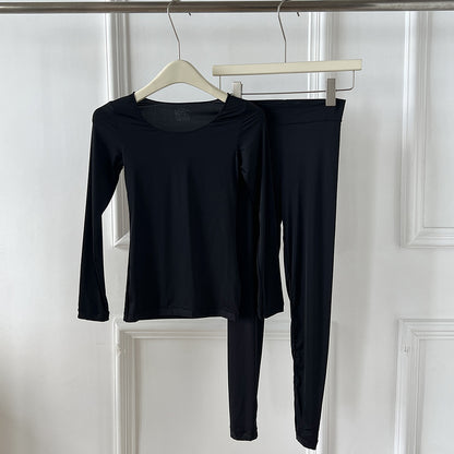 SK1131 Warm Base Clothing Elastic Traceless Invisible Warm Clothing Set