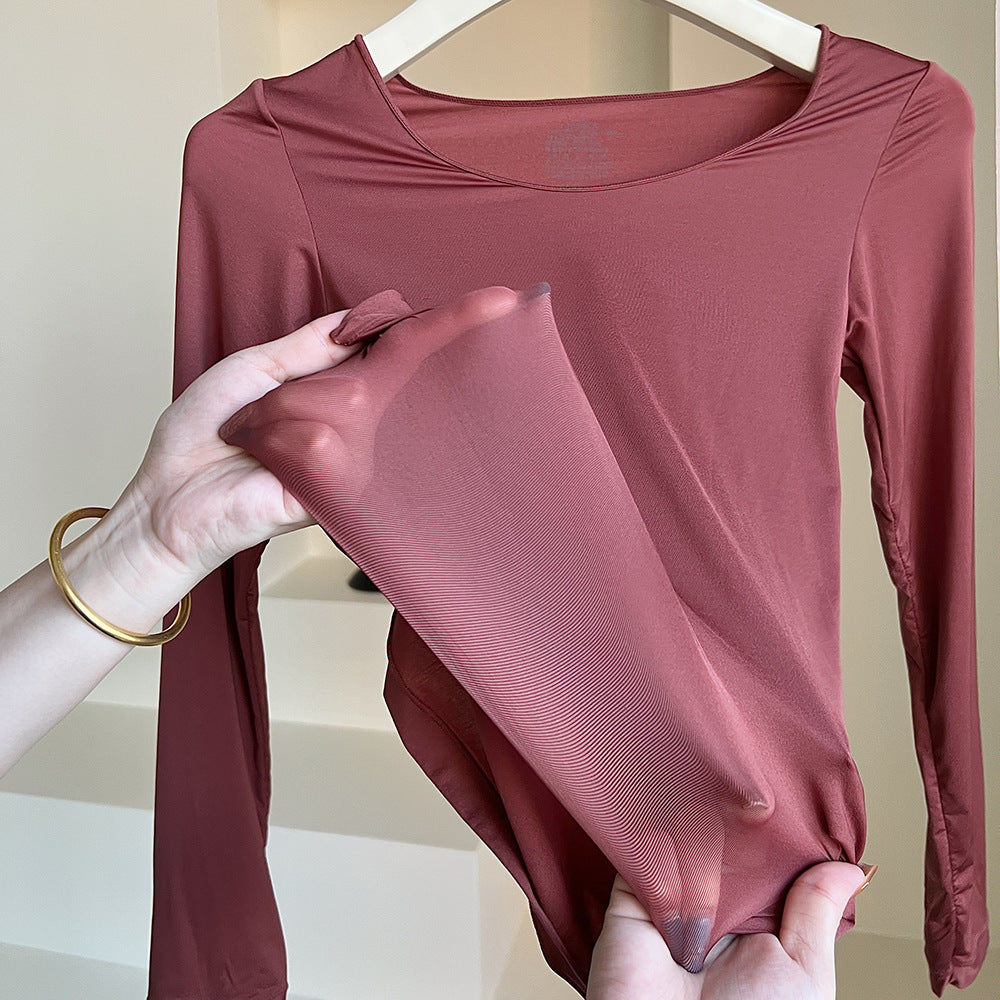 SK1131 Warm Base Clothing Elastic Traceless Invisible Warm Clothing Set