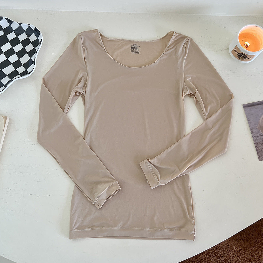 SK1131 Warm Base Clothing Elastic Traceless Invisible Warm Clothing Set