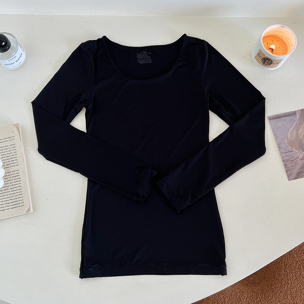 SK1131 Warm Base Clothing Elastic Traceless Invisible Warm Clothing Set