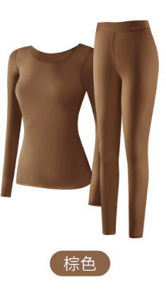 SK1131 Warm Base Clothing Elastic Traceless Invisible Warm Clothing Set