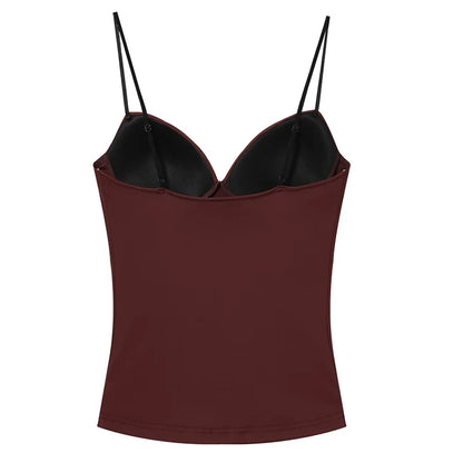 HX563 Sleeveless Crop Tops for Woman Corset Camisole