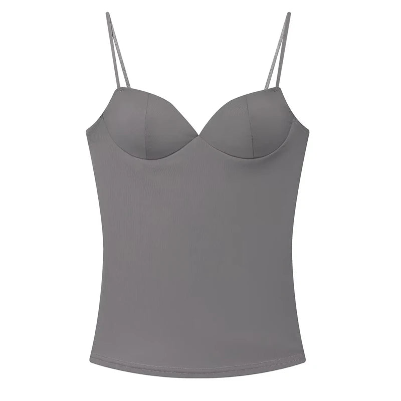 HX563 Sleeveless Crop Tops for Woman Corset Camisole
