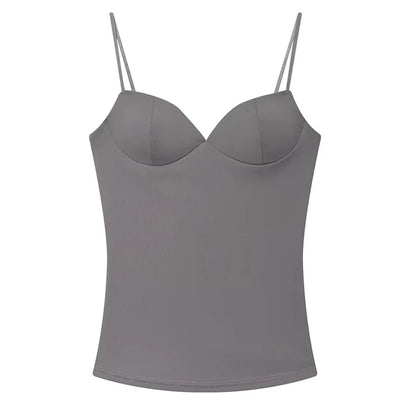 HX563 Sleeveless Crop Tops for Woman Corset Camisole