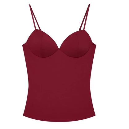 HX563 Sleeveless Crop Tops for Woman Corset Camisole