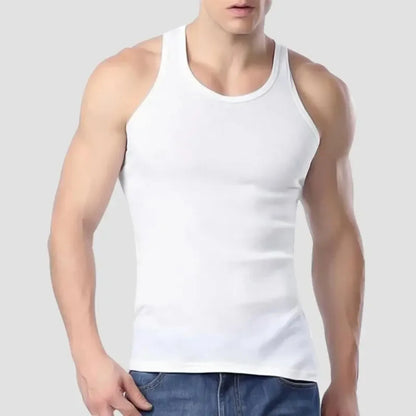NL5536 Men's Summer Lightweight Cotton Tight Vest