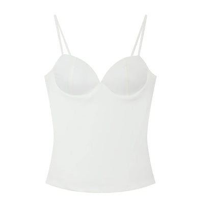 HX563 Sleeveless Crop Tops for Woman Corset Camisole