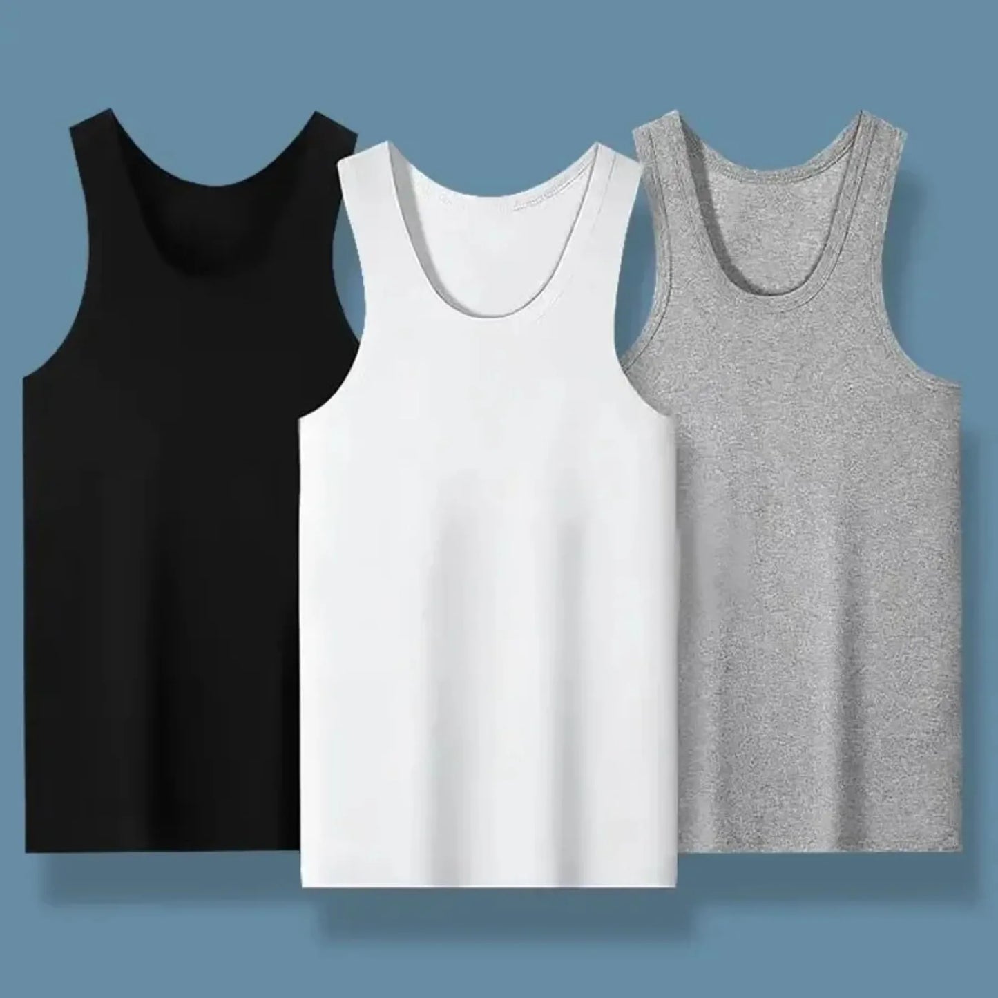 NL5536 Men's Summer Lightweight Cotton Tight Vest