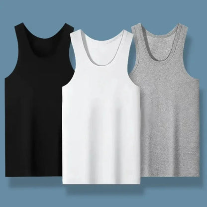NL5536 Men's Summer Lightweight Cotton Tight Vest