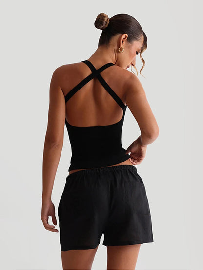 LP2203 Women's Ribbed Tank Top