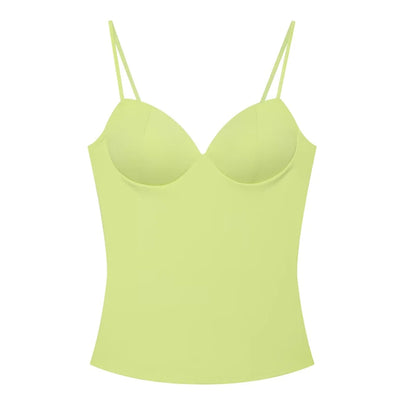 HX563 Sleeveless Crop Tops for Woman Corset Camisole