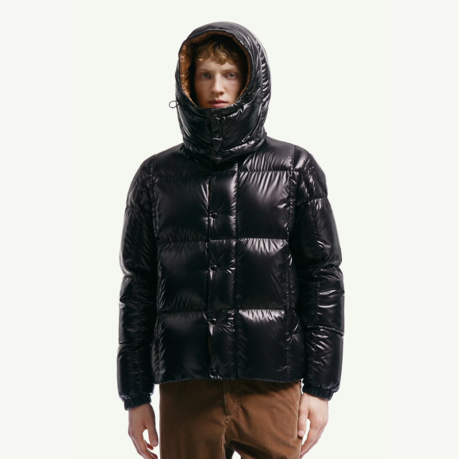 MONC Parana Men Hooded Men's Short Down Jacket 2-8112