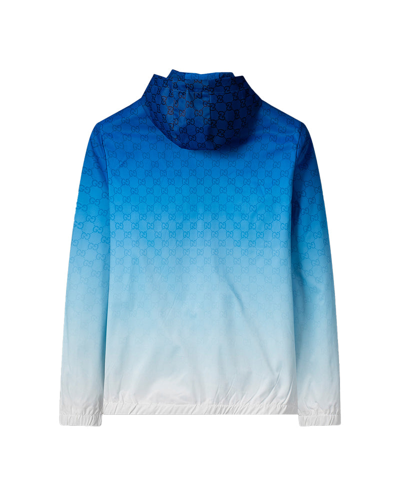 GUC Men's GG Monogram Gradient Hooded Jacket 56021