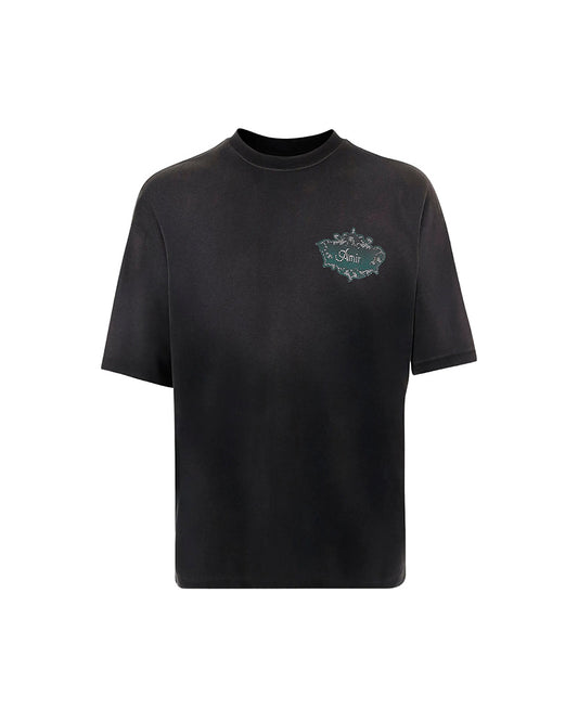 AMIR Chateau Mosaic Logo Black Tee 769