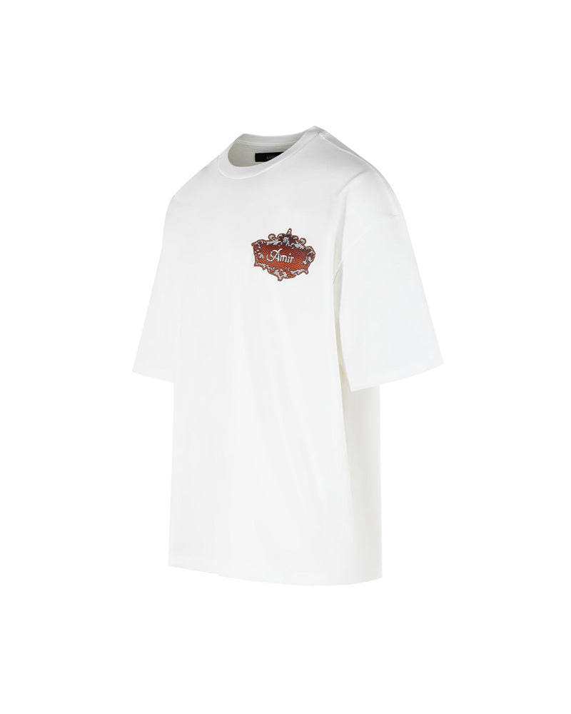 AMIR Chateau Mosaic Logo Black Tee 769