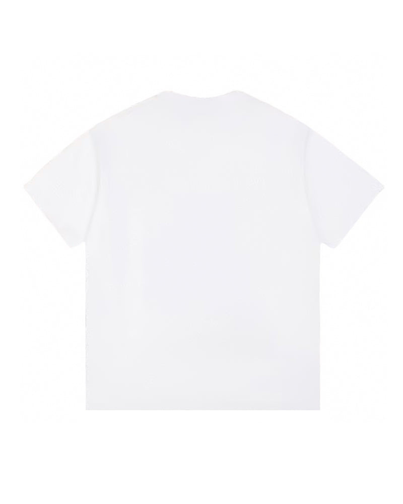 GUC Drip Logo Bag Graphic White Tee G0030