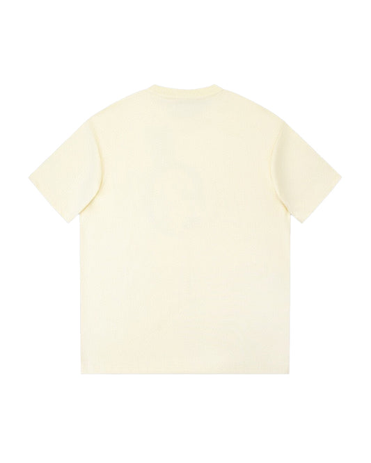 GUC Cool Bunny Monogram Soft Cream Tee G0034