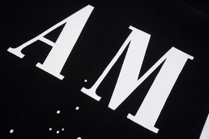 AMIR Signature Script Logo White Tee 971