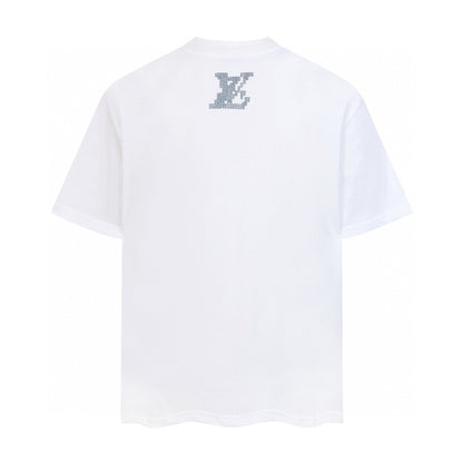 LVS Pixel Text Black Tee 8902
